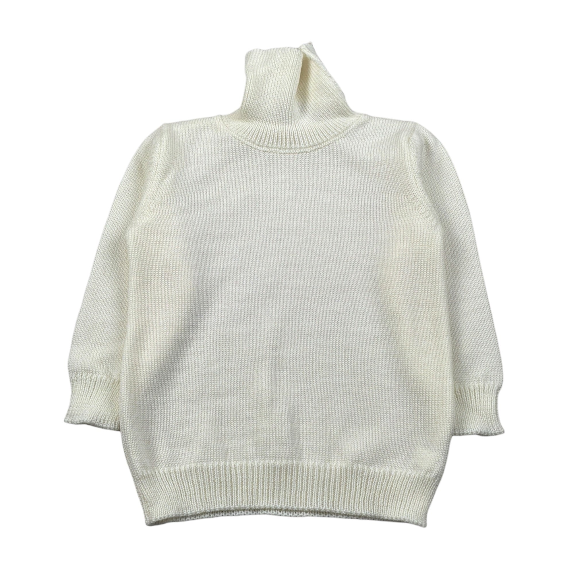 Little Bear Maglia Collo Alto tinta unita Panna per Neonato 7155 PANNA LITTLE BEAR 