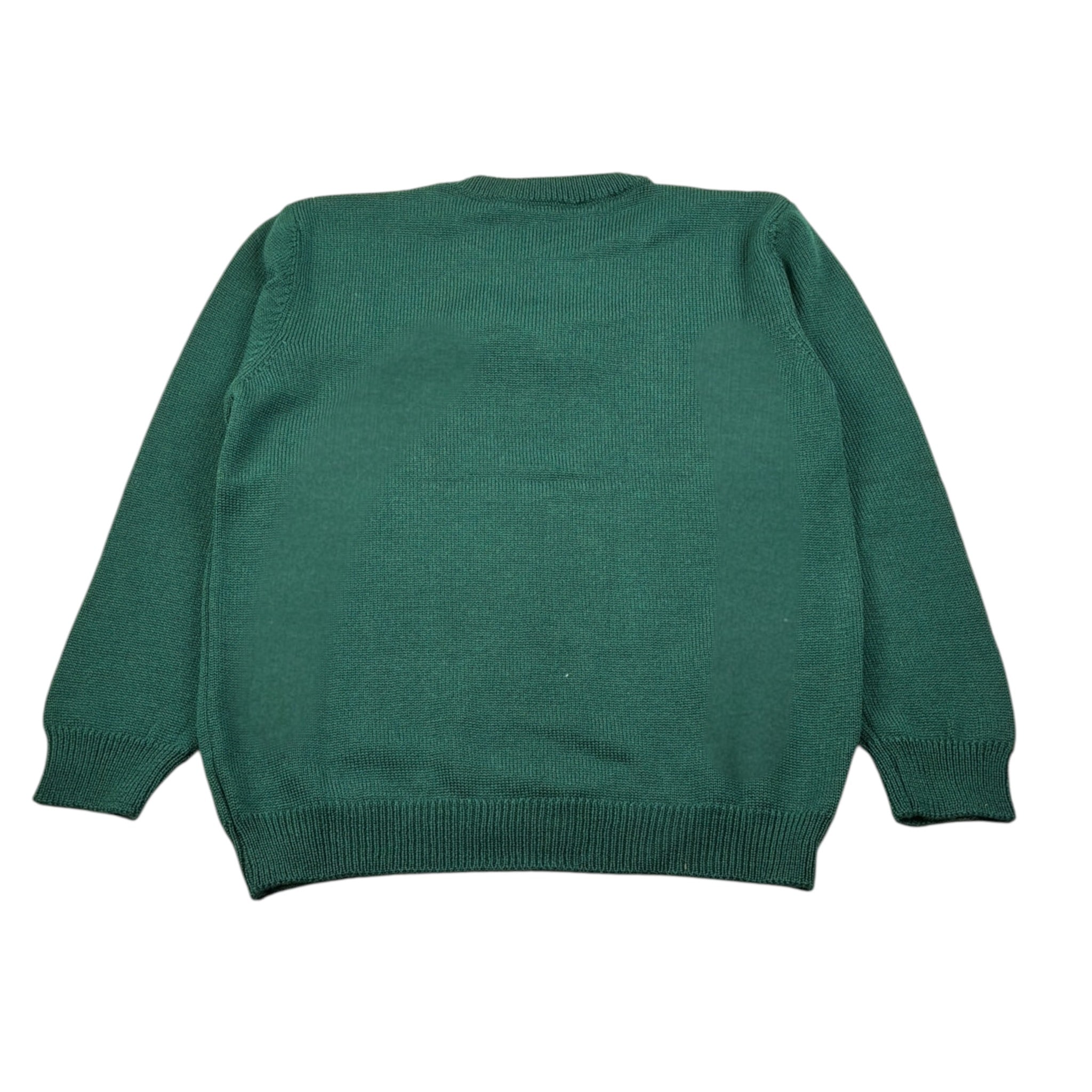 Little Bear Maglia Girocollo tinta unita Verde per Bambina 7163 VERDE LITTLE BEAR 