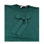Little Bear Maglia Girocollo tinta unita Verde per Bambina 7163 VERDE LITTLE BEAR 