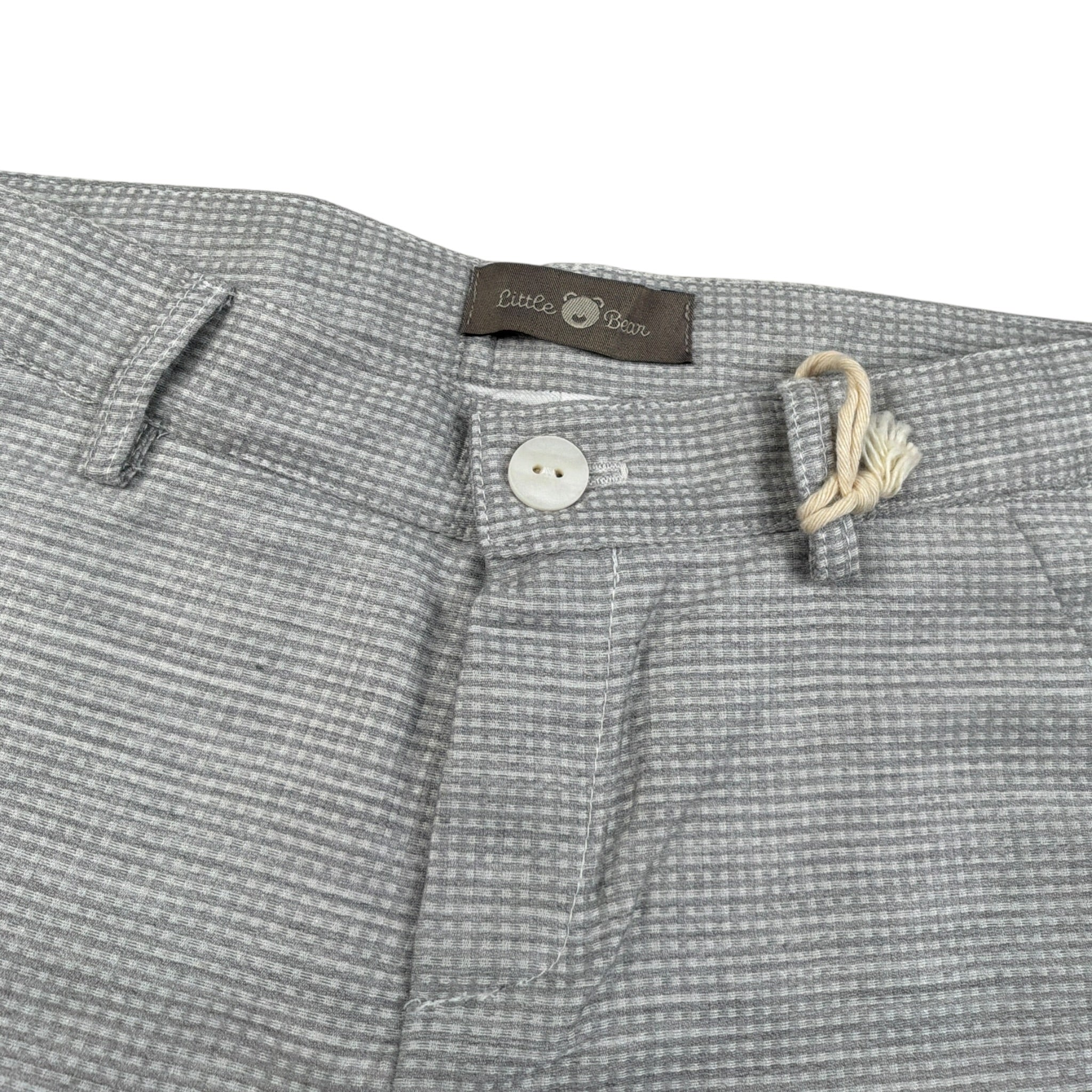 Little Bear Bermuda tinta unita con Girovita Regolabile Grigio per Bambino 9205N GRIGIO LITTLE BEAR 