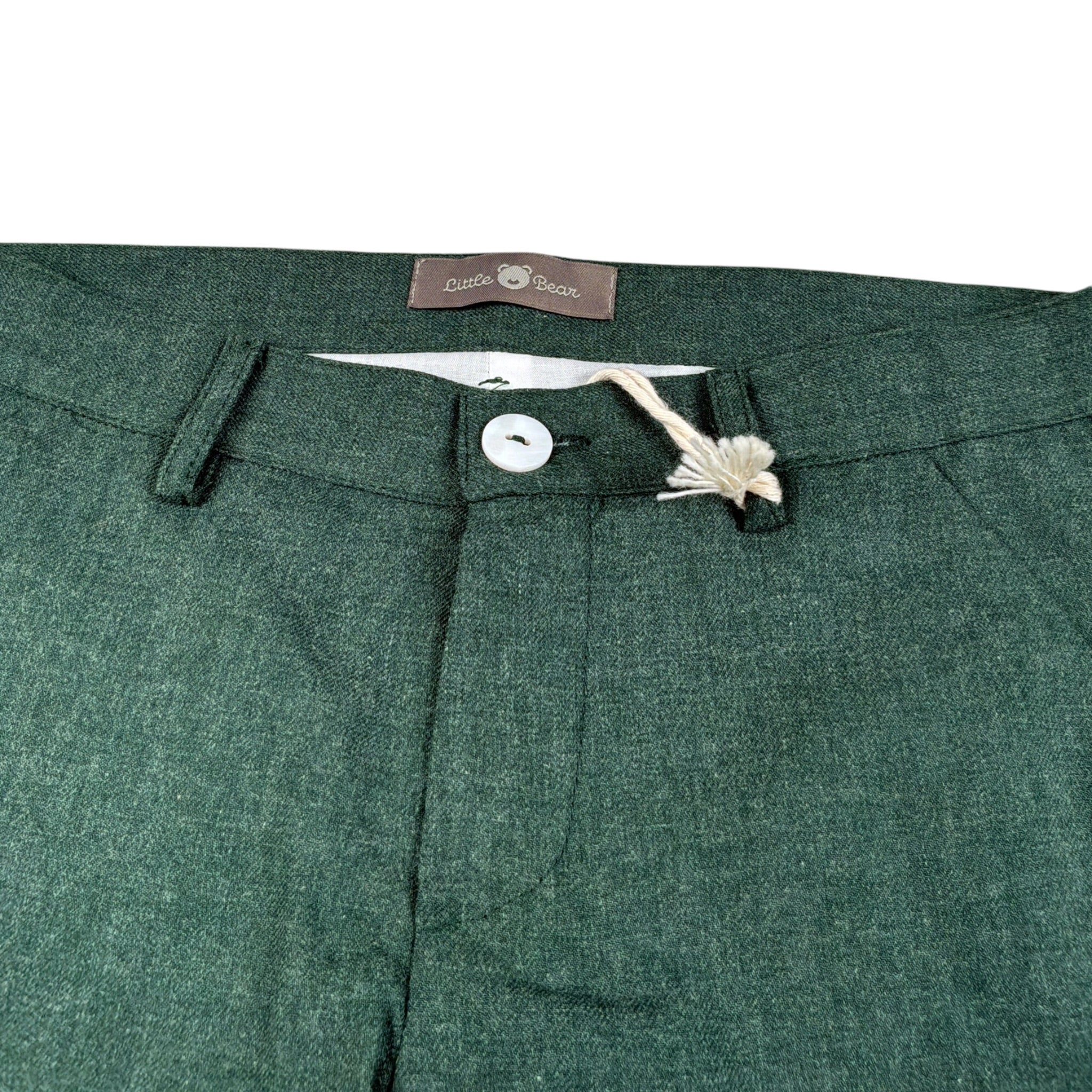 Little Bear Pantalone Tuta tinta unita Verde per Bambino 9209J VERDE LITTLE BEAR 