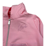 Liu Jo Felpa con Zip E Cappuccio tinta unita Rosa per Bambina GA4051 ROSA LIU JO 