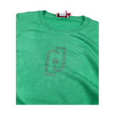 Liu Jo Maglia Girocollo tinta unita con Logo Verde per Bambina GA4200 VERDE LIU JO 
