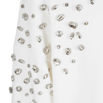 Liu Jo Felpa Xhiusa con Cappuccio tinta unita con Applicazioni Bianco per Bambina GA5153 BIANCO LIU JO 