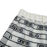 Liu Jo Gonna tinta unita con Loghi Bianco per Bambina GA5193 BIANCO LIU JO 