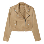 Liu Jo Giacca In Camoscio tinta unita Beige per Bambino GA5194 BEIGE LIU JO 