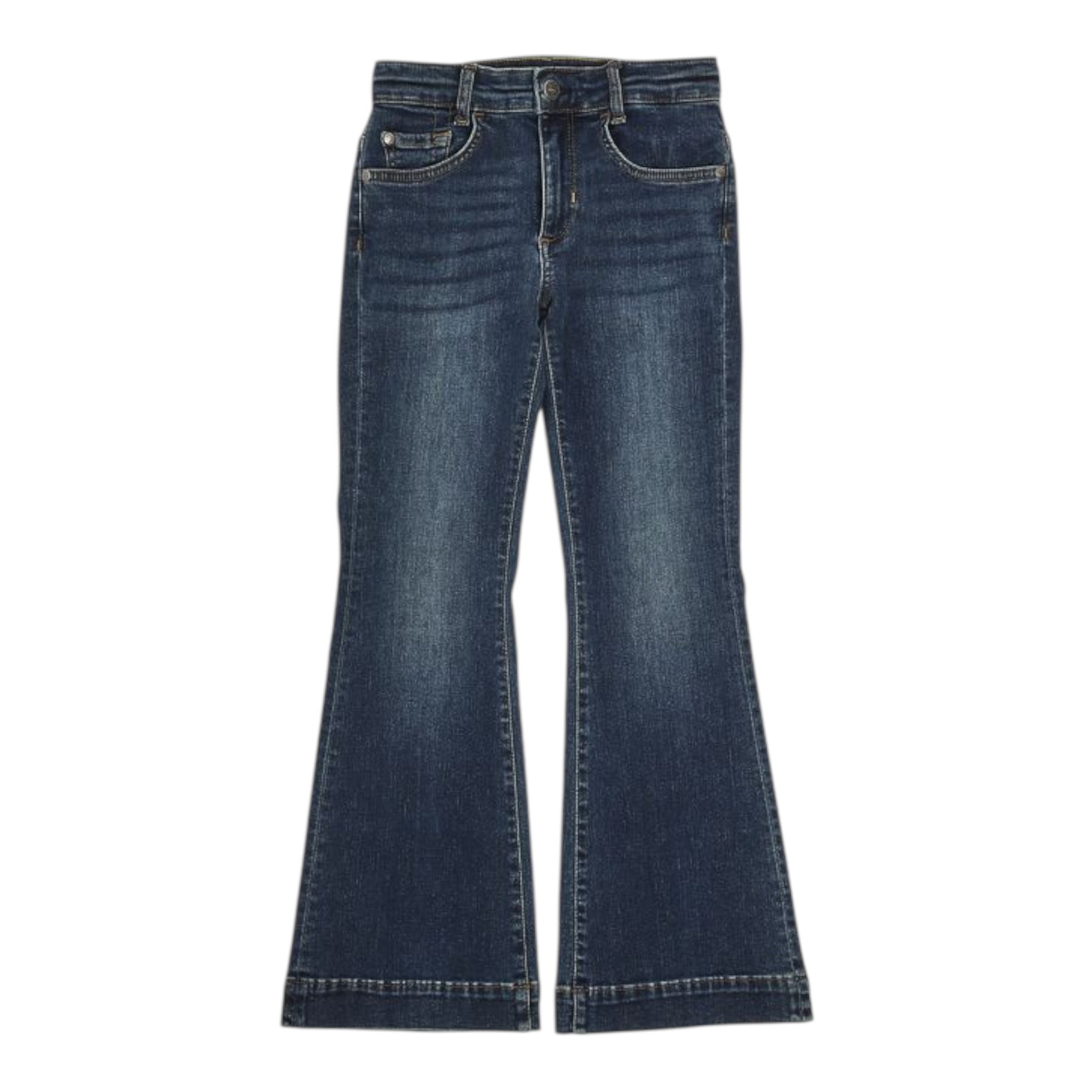 Liu Jo Jeans tinta unita Modello A Zampa Blu per Bambina GF2120 BLU LIU JO 