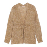 Liu Jo Cardigan tinta unita con Laccetto Cammello per Bambina GF2150 CAMMELLO LIU JO 