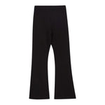 Liu Jo Leggins tinta unita Modello A Zampa Nero per Bambina GF4037 NERO LIU JO 