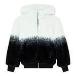 Liu Jo Pelliccia Bicolore con Cappuccio E Zip Panna per Bambina GF403 PANNA LIU JO 