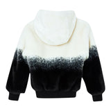 Liu Jo Pelliccia Bicolore con Cappuccio E Zip Panna per Bambina GF403 PANNA LIU JO 