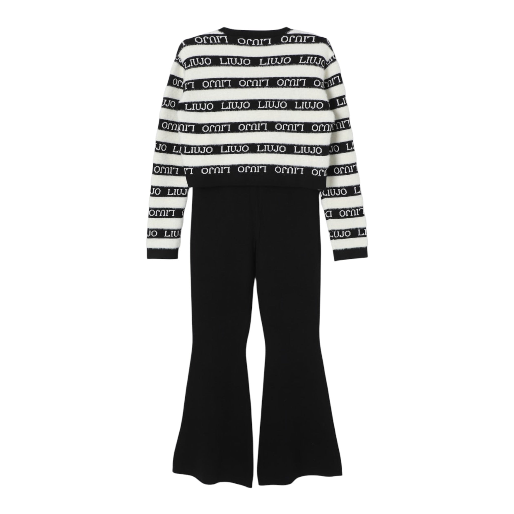Liu Jo Completo 2 Pezzi Maglia-Pantalone Nero per Bambina GF4135MA07 NERO LIU JO 