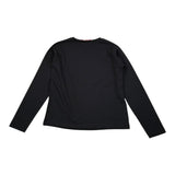 Liu Jo Shirt tinta unita con Stampa Nero per Bambina GF4210 NERO LIU JO 