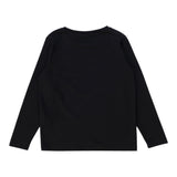 Liu Jo Shirt tinta unita con Brillantini Nero per Bambina GF4237 NERO LIU JO 