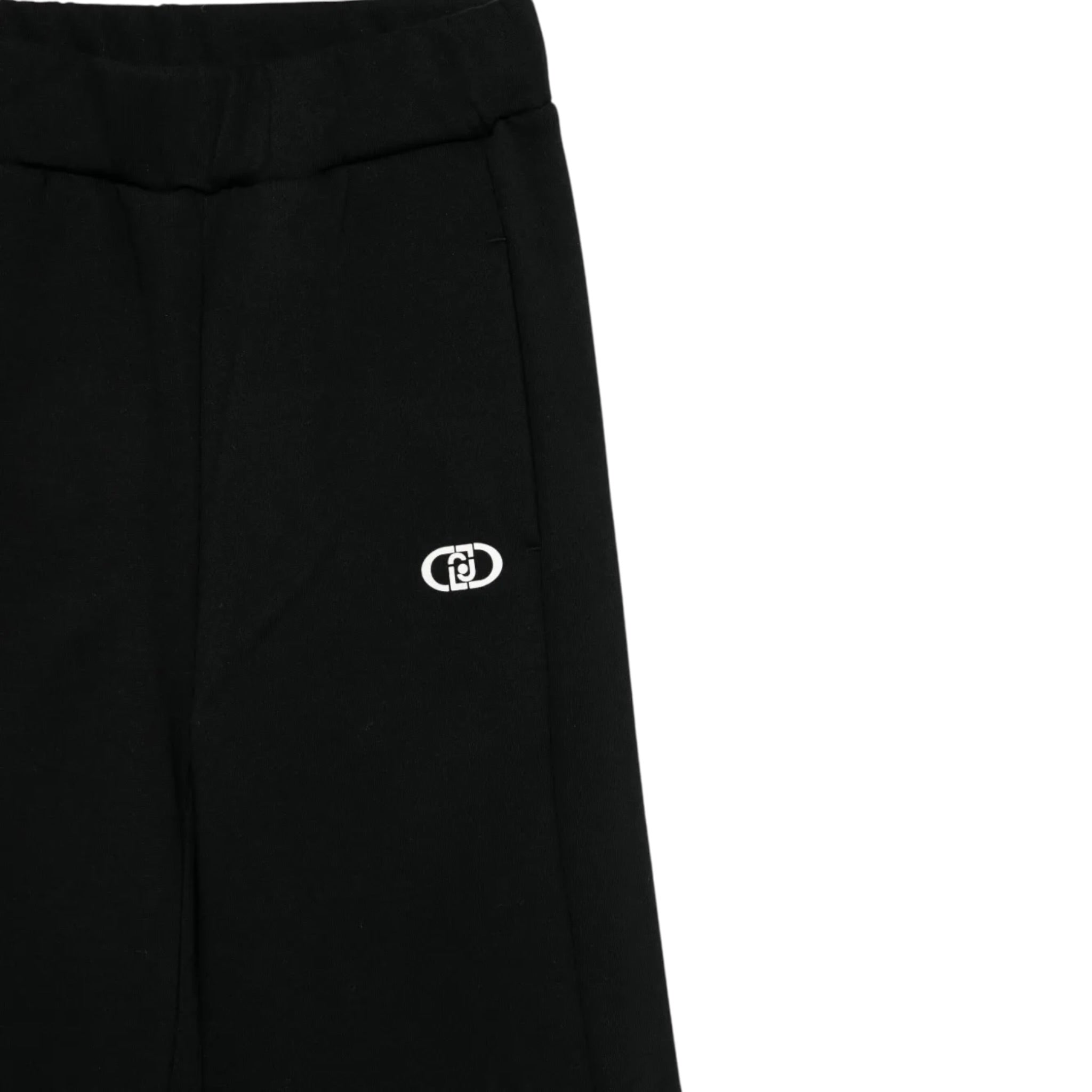 Liu Jo Pantalone tinta unita Modello A Palazzo Nero per Bambina GF5005 NERO LIU JO 
