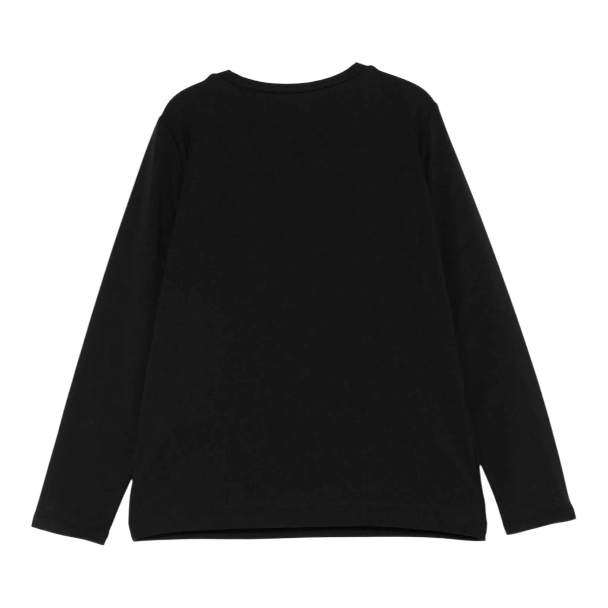 Liu Jo Shirt Girocollo tinta unita con Stampa Nero per Bambina GF5008J00 NERO LIU JO 