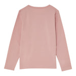 Liu Jo Shirt Girocollo tinta unita con Stampa Rosa per Bambina GF5008XX ROSA LIU JO 