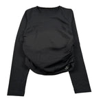 Liu Jo Shirt Girocollo tinta unita Nero per Bambina GF5009 NERO LIU JO 
