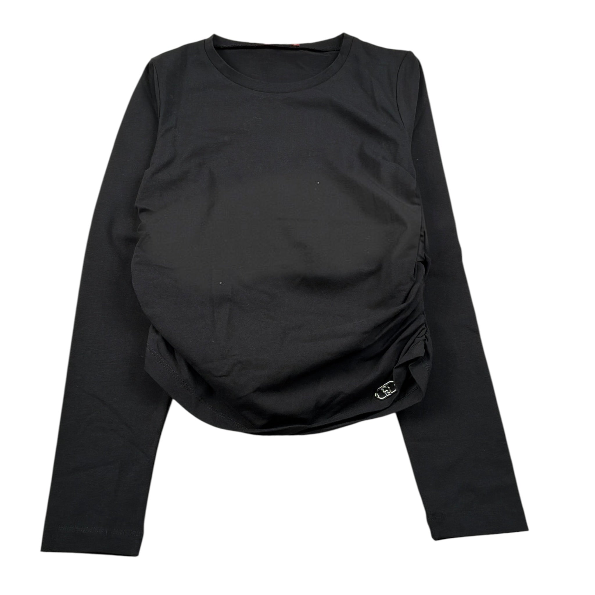 Liu Jo Shirt Girocollo tinta unita Nero per Bambina GF5009 NERO LIU JO 