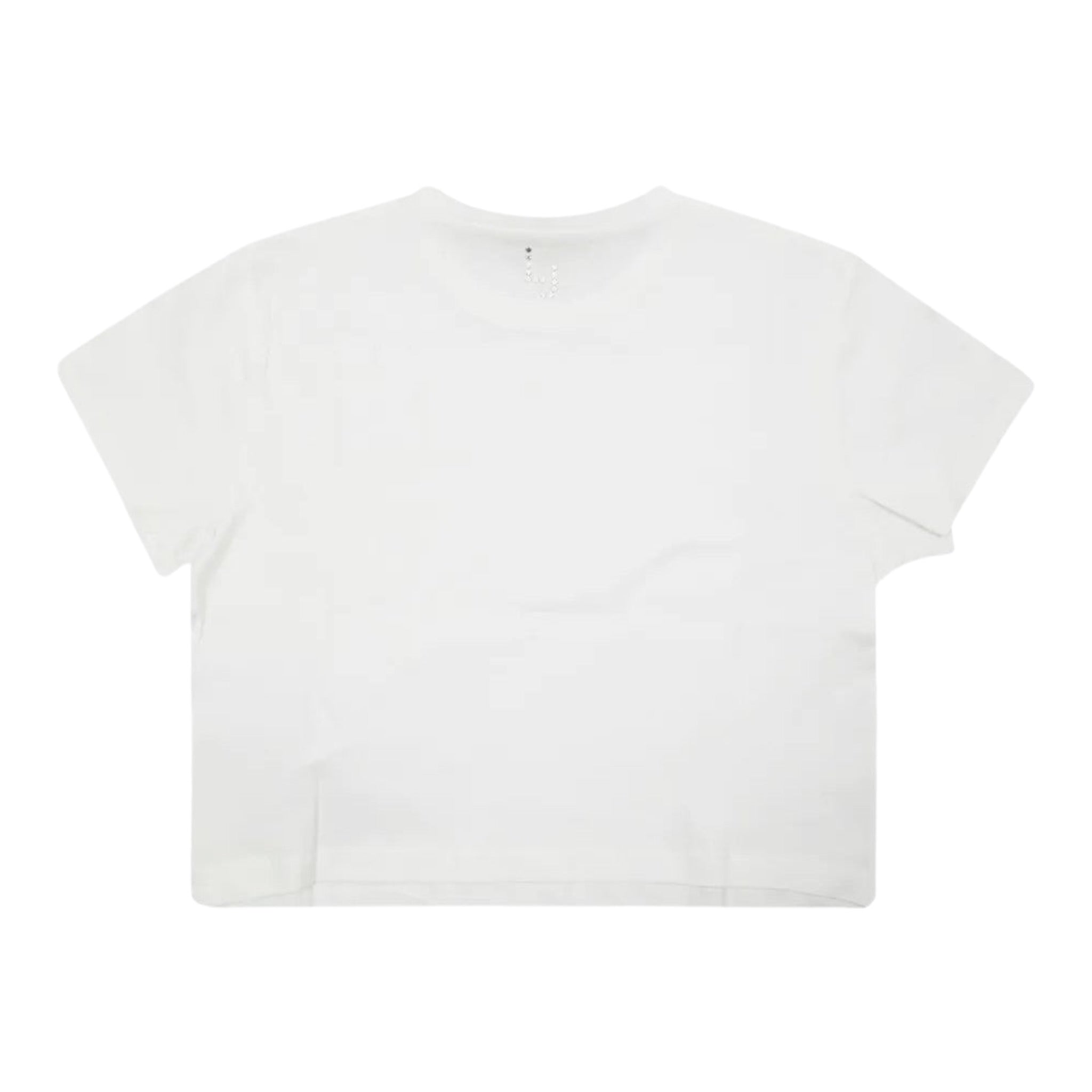 Liu Jo T-Shirt Girocollo tinta unita con Applicazioni Bianco per Bambina GF5012 BIANCO LIU JO 