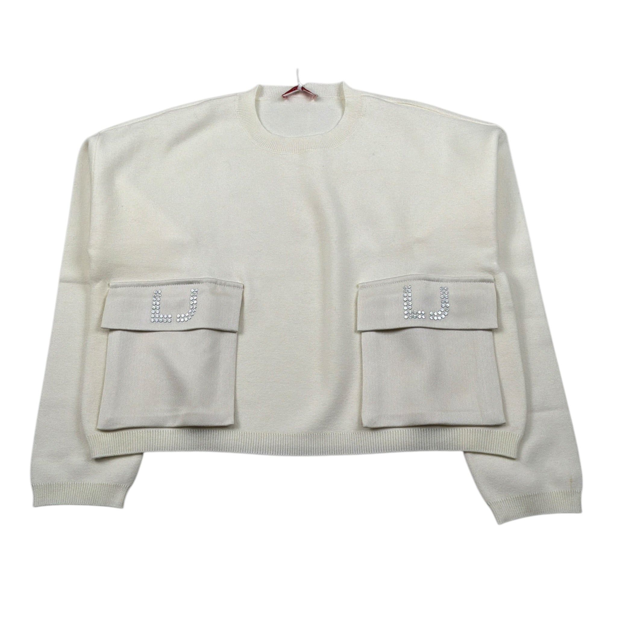 Liu Jo Maglia Girocollo tinta unita Panna per Bambina GF5026 PANNA LIU JO 
