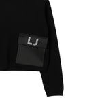 Liu Jo Maglia Girocollo tinta unita Nero per Bambina GF5026X NERO LIU JO 