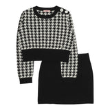 Liu Jo Completo 2 Pezzi Maglia-Gonna Bianco/Nero per Bambina GF5032XXXXXXX BIANCO/NERO LIU JO 