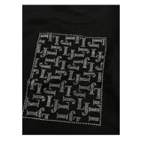 Liu Jo Shirt Girocollo tinta unita con Brillantini Nero per Bambina GF5035 NERO LIU JO 
