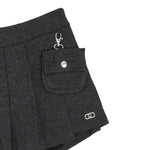 Liu Jo Short tinta unita con Elastico In Vita Grigio per Bambina GF5048X GRIGIO LIU JO 