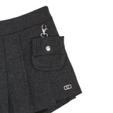 Liu Jo Short tinta unita con Elastico In Vita Grigio per Bambina GF5048X GRIGIO LIU JO 