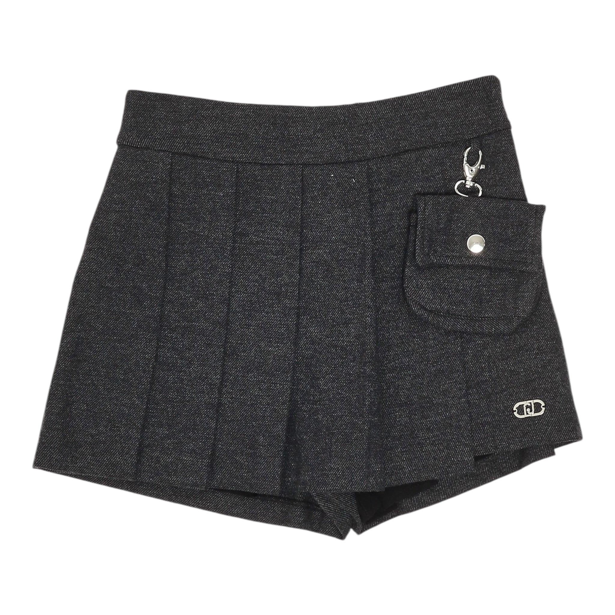 Liu Jo Short tinta unita con Elastico In Vita Grigio per Bambina GF5048XX GRIGIO LIU JO 