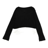 Liu Jo Maglia tinta unita con Finta Camicia Nero per Bambina GF5061 NERO LIU JO 