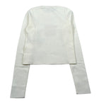 Liu Jo Maglia Girocollo tinta unita Panna per Bambina GF5062 PANNA LIU JO 