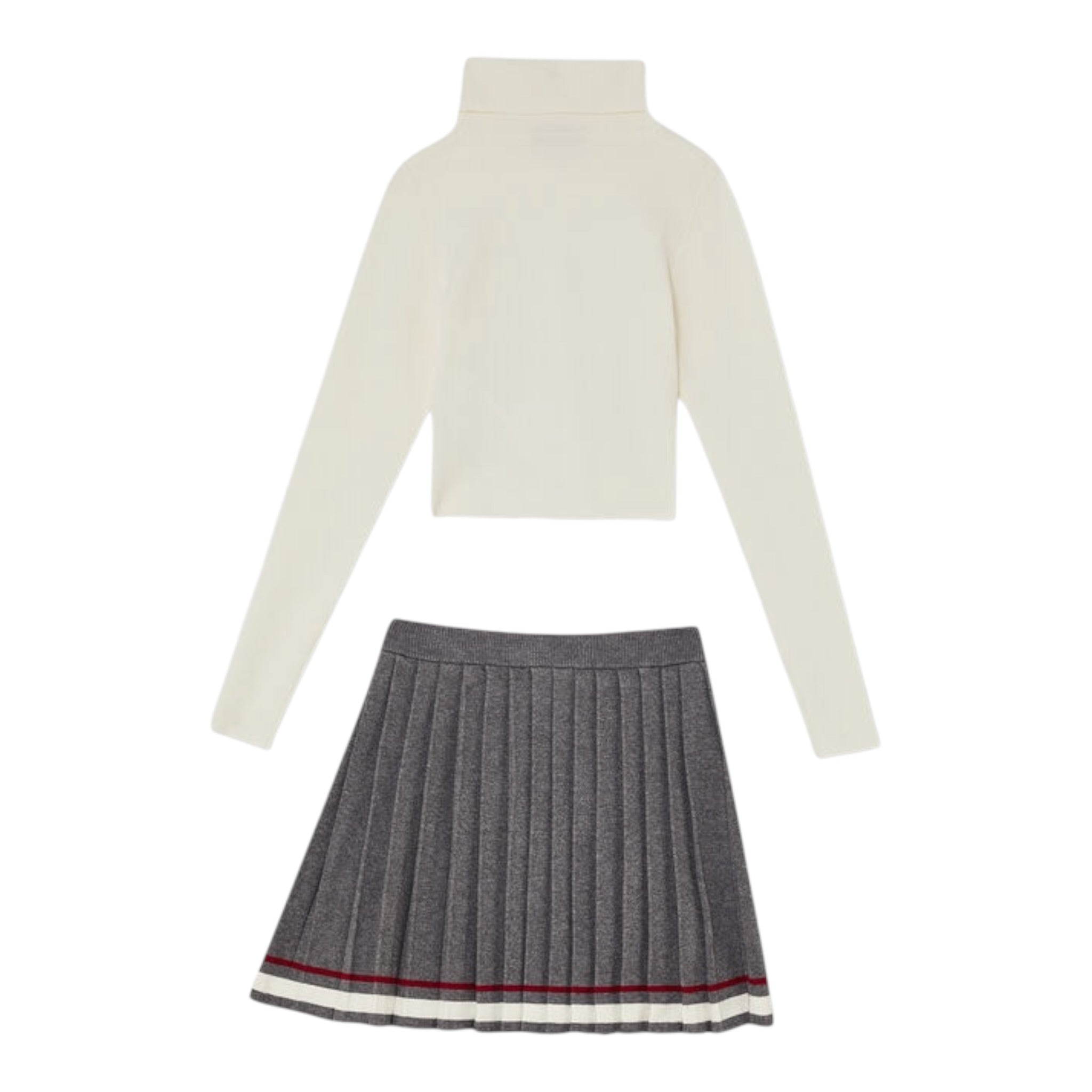 Liu Jo Completo 2Pz Maglia-Gonna Panna per Bambina GF5063 PANNA LIU JO 