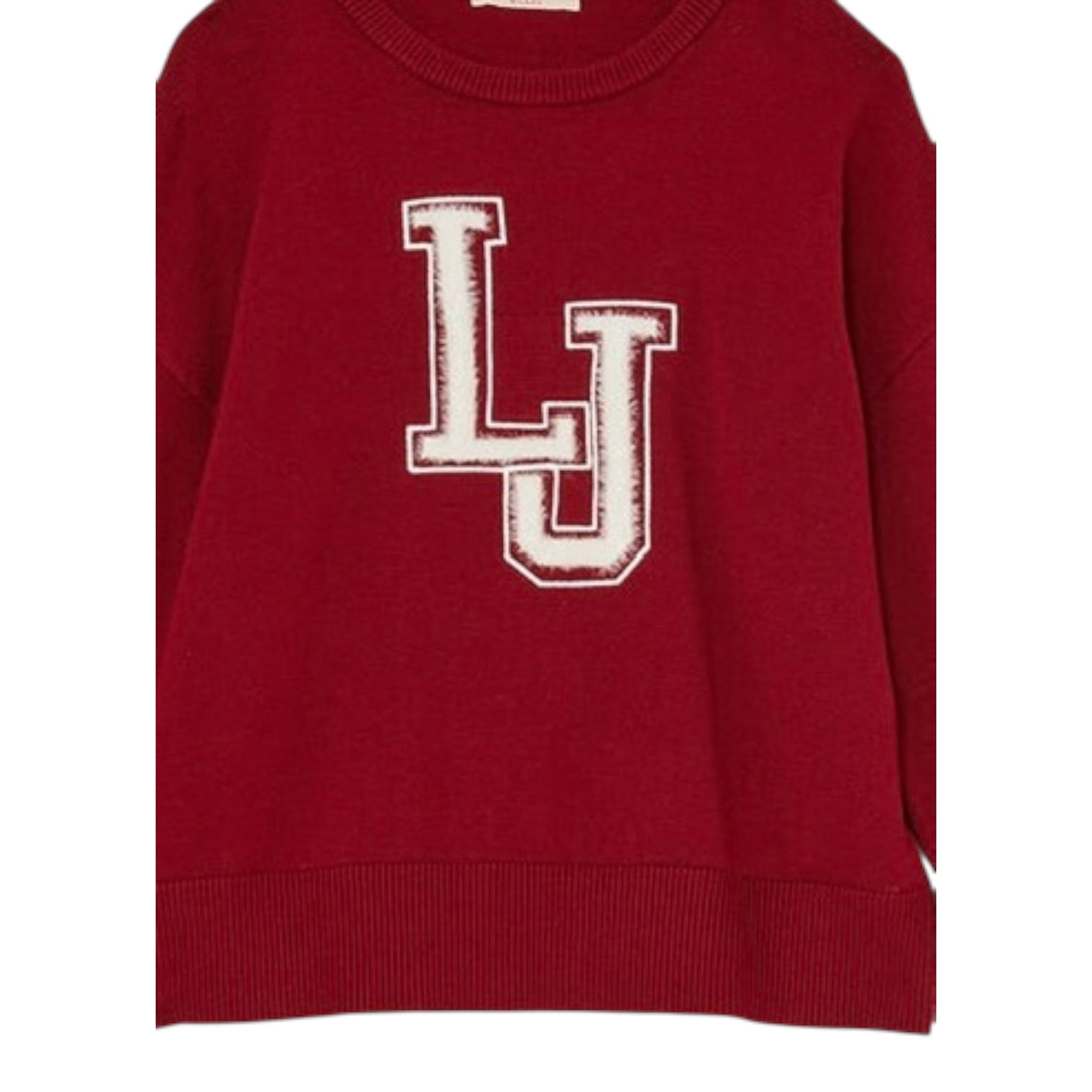 Liu Jo Maglia Girocollo tinta unita Rosso per Bambina GF5065X ROSSO LIU JO 