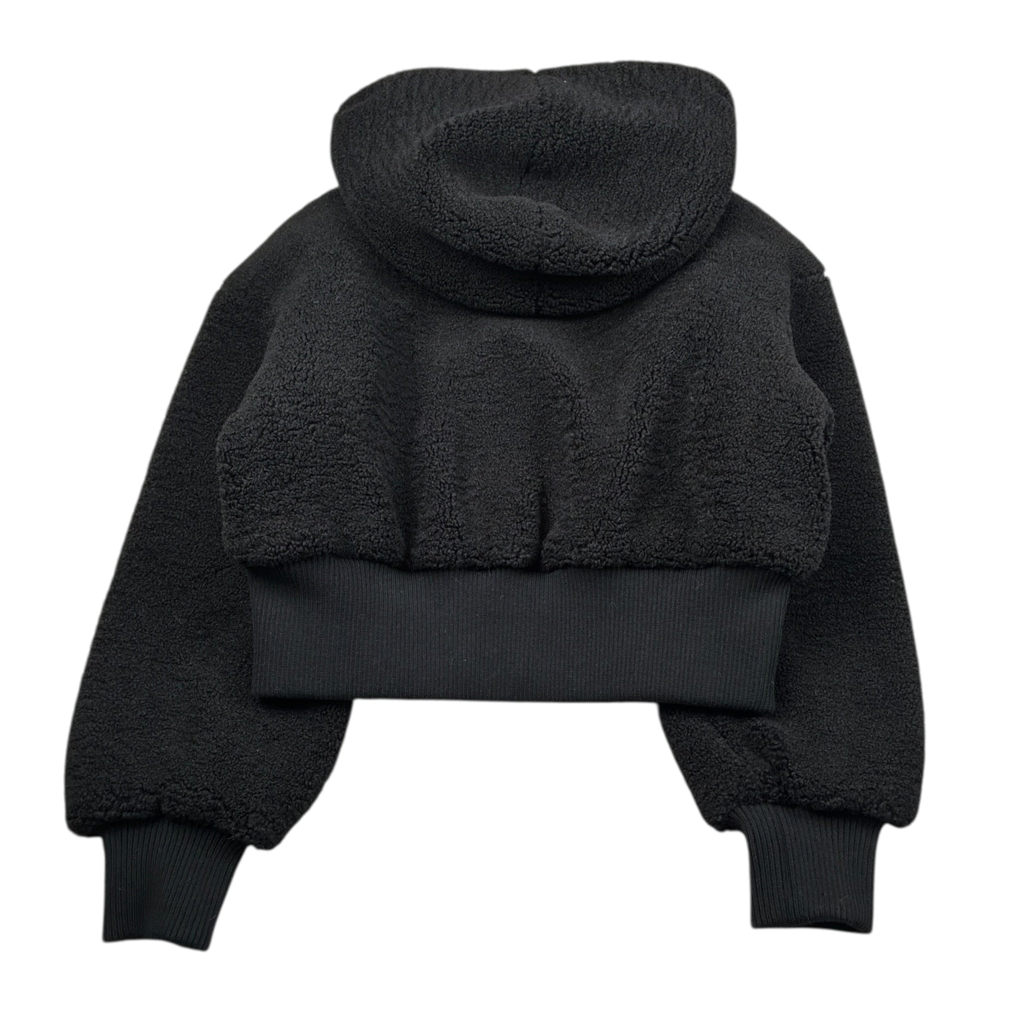 Liu Jo Felpa tinta unita Teddy con Cappuccio Nero per Bambina GF5066X NERO LIU JO 