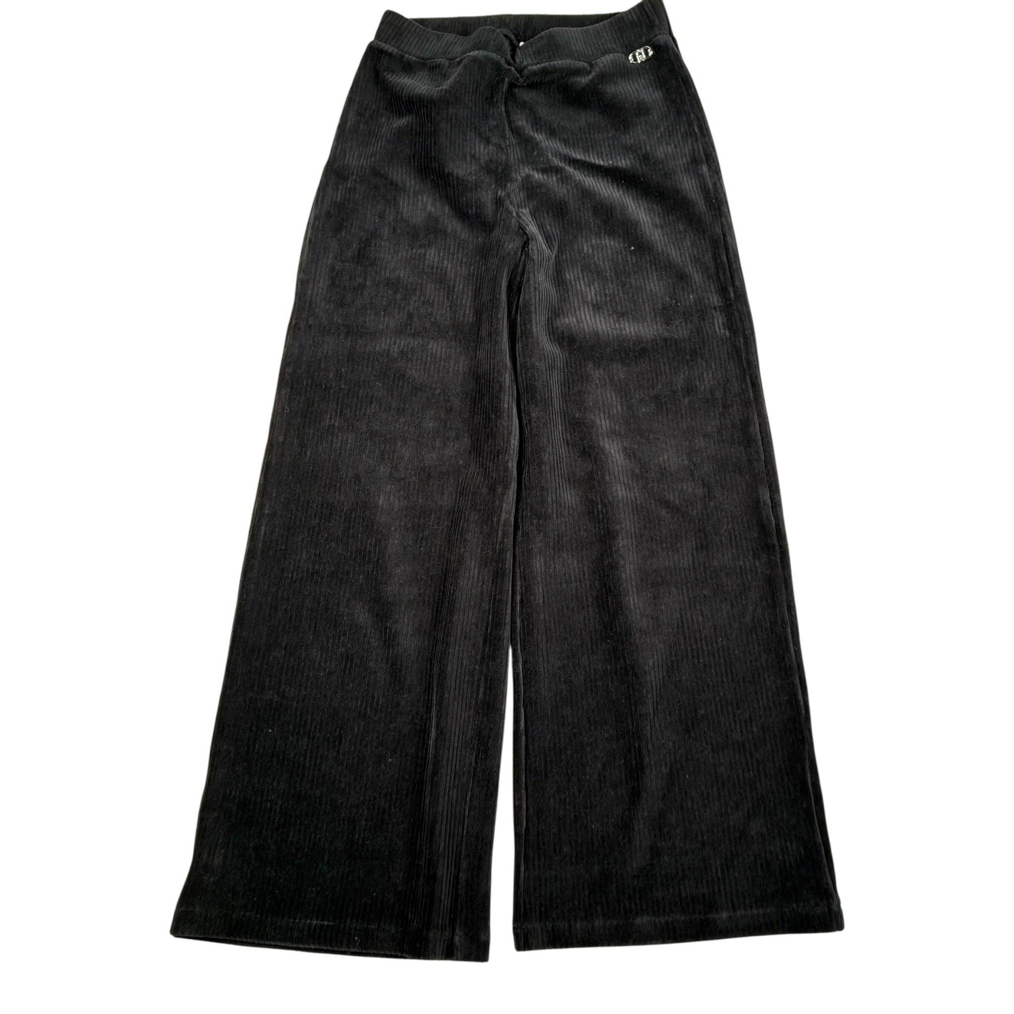 Liu Jo Pantalone tinta unita In Velluto Nero per Bambina GF5072 NERO LIU JO 