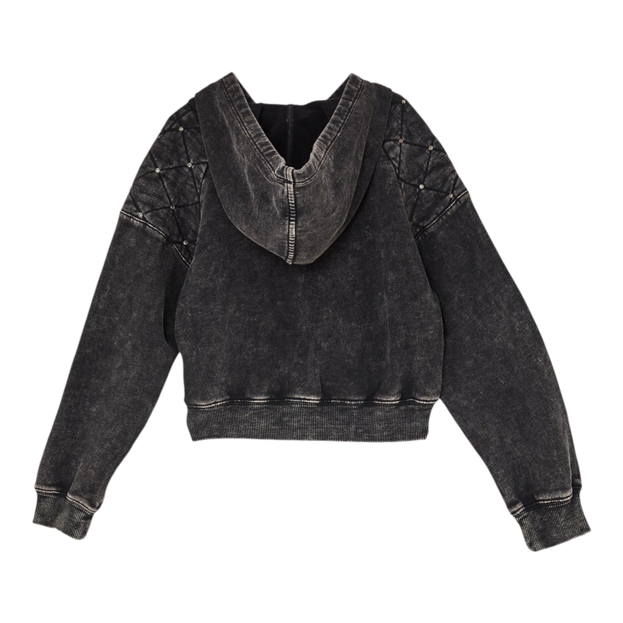 Liu Jo Felpa tinta unita con Zip E Cappuccio Grigio per Bambina GF5075 GRIGIO LIU JO 