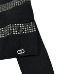 Liu Jo Maglia Girocollo tinta unita con Applicazioni Nero per Bambina GF5088X NERO LIU JO 