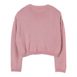 Liu Jo Maglia Girocollo tinta unita con Logo Rosa per Bambina GF5089 ROSA LIU JO 