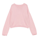 Liu Jo Maglia Girocollo tinta unita con Logo Rosa per Bambina GF5089XXXX ROSA LIU JO 
