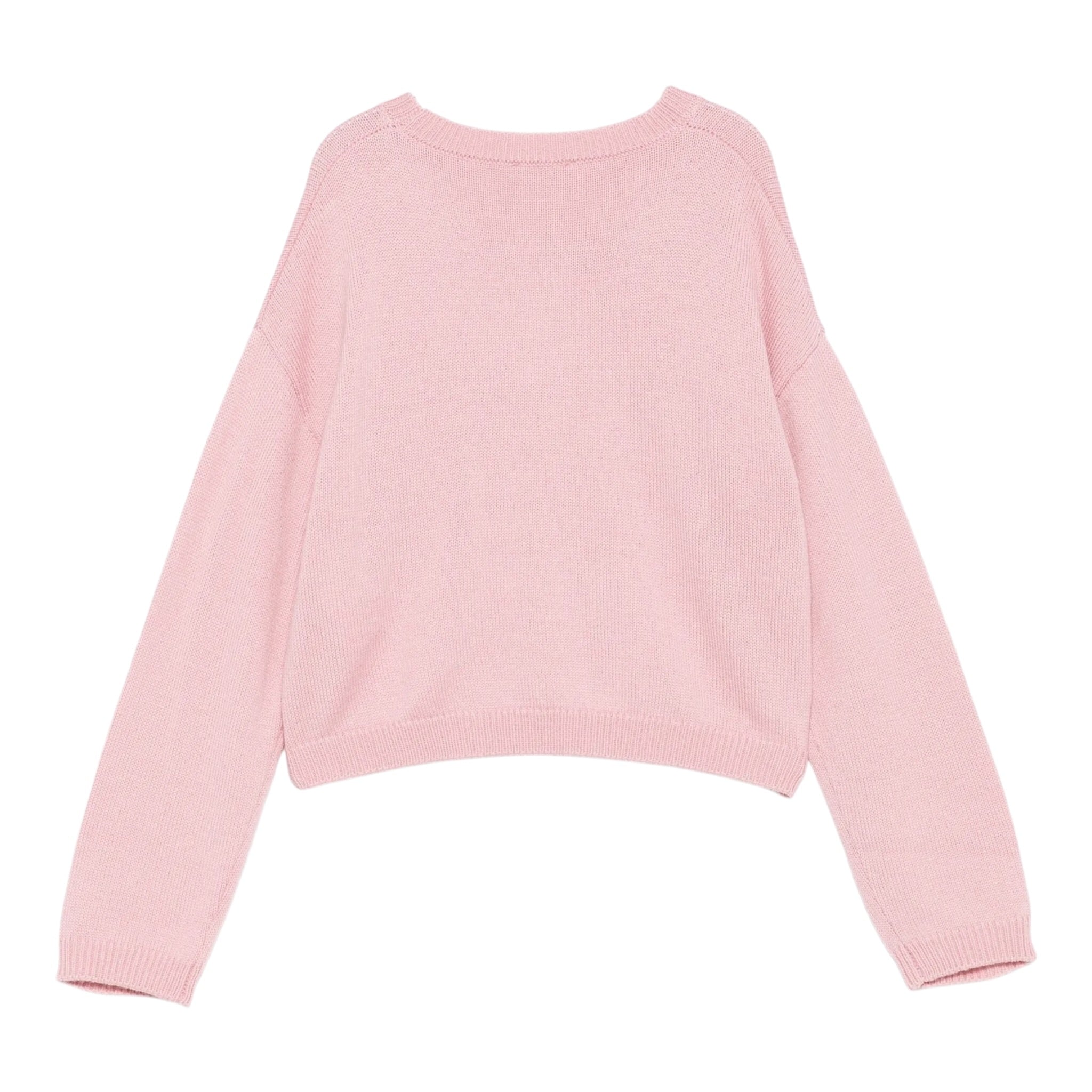 Liu Jo Maglia Girocollo tinta unita con Logo Rosa per Bambina GF5089XXXX ROSA LIU JO 