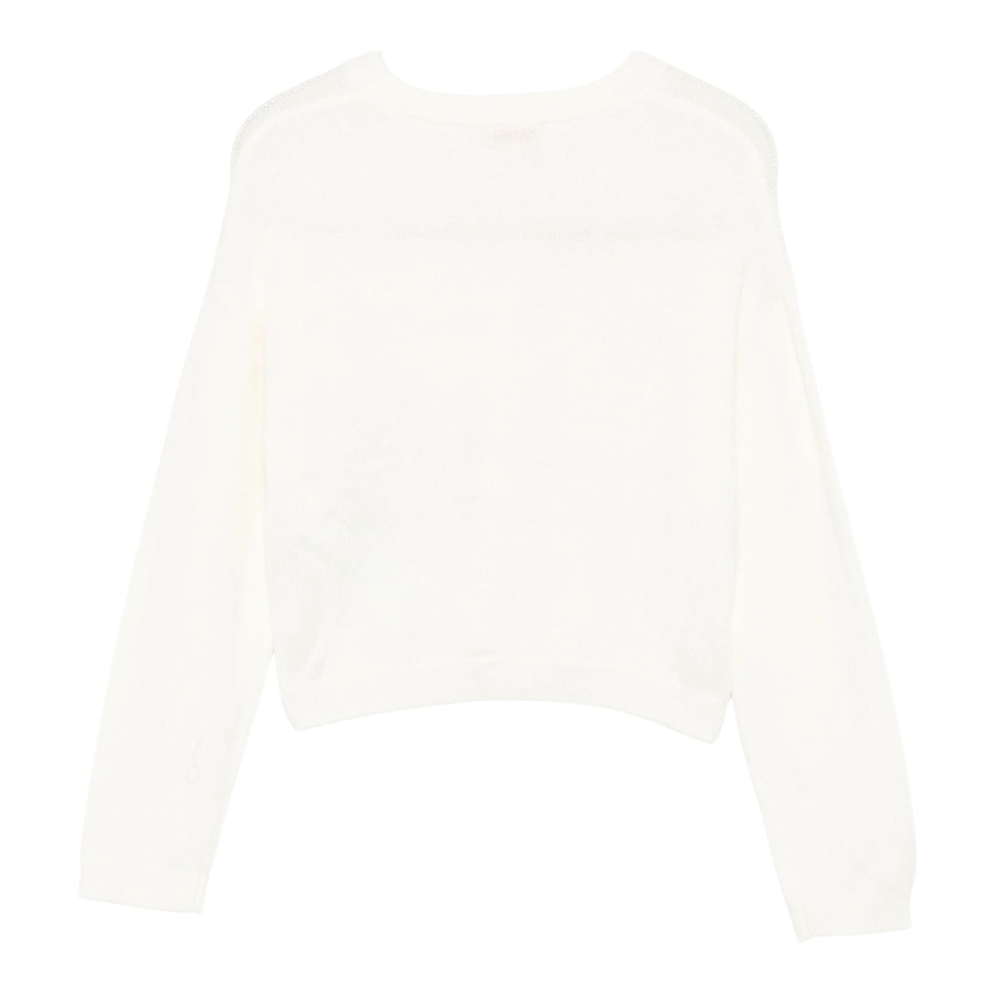 Liu Jo Maglia Girocollo tinta unita con Logo Panna per Bambina GF5089XXXXX PANNA LIU JO 