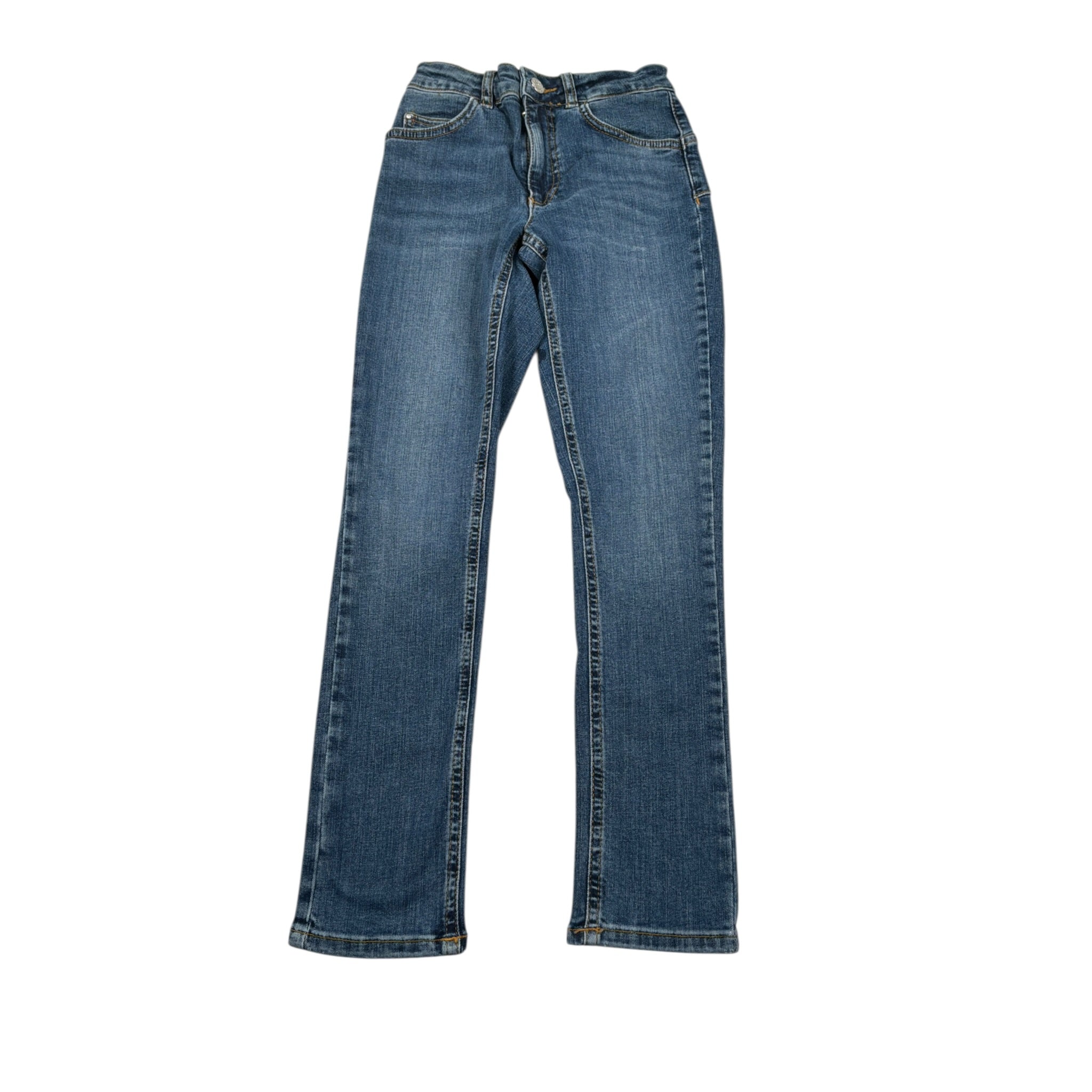 Liu Jo Jeans tinta unita con Girovita Regolabile Blu per Bambina GF5117 BLU LIU JO 