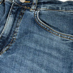 Liu Jo Jeans tinta unita con Girovita Regolabile Blu per Bambina GF5117 BLU LIU JO 