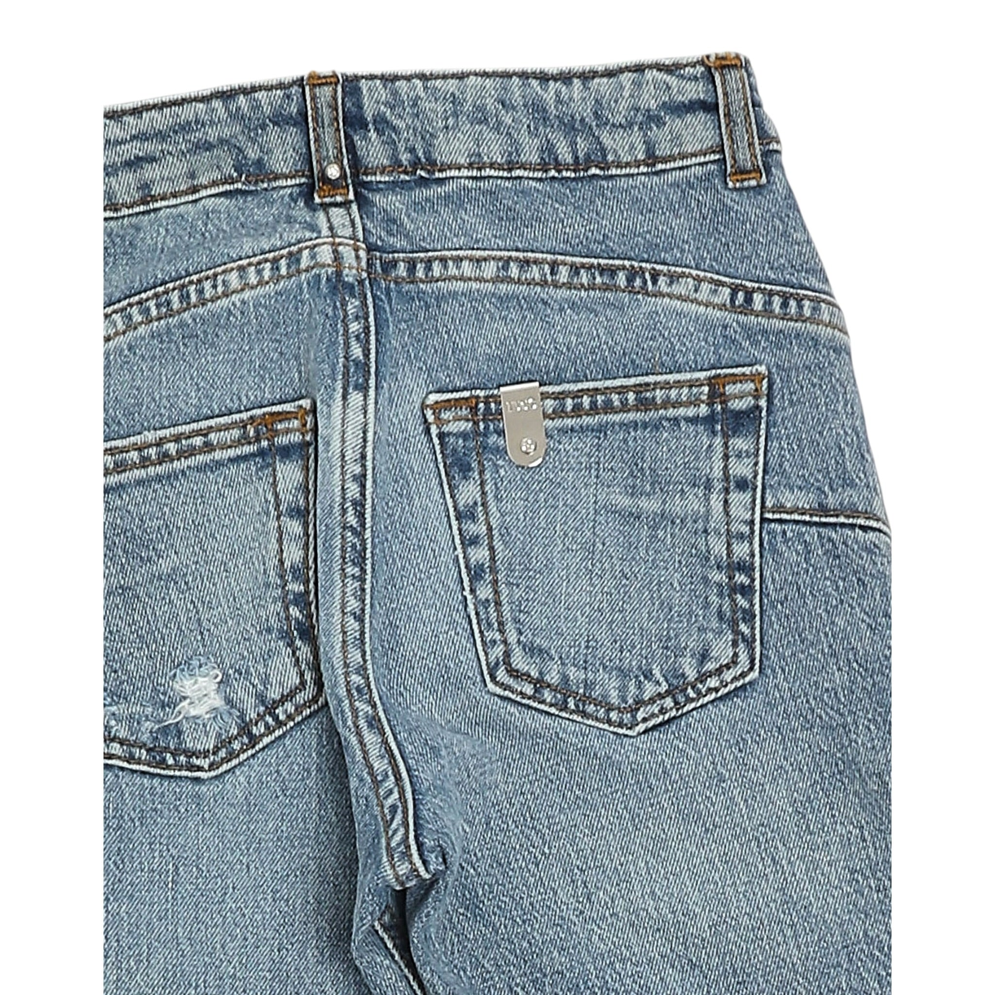Liu Jo Jeans tinta unita Modello Palazzo Azzurro per Bambina GF5125XXXX AZZURRO LIU JO 