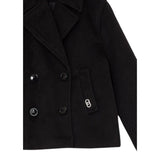 Liu Jo Cappotto tinta unita con Bottoni Nero per Bambina GF5133 NERO LIU JO 