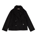 Liu Jo Cappotto tinta unita con Bottoni Nero per Bambina GF5133 NERO LIU JO 
