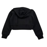 Liu Jo Felpa tinta unita con Cappuccio Nero per Bambina GF5147 NERO LIU JO 
