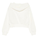 Liu Jo Felpa tinta unita con Cappuccio Panna per Bambina GF5147 PANNA LIU JO 
